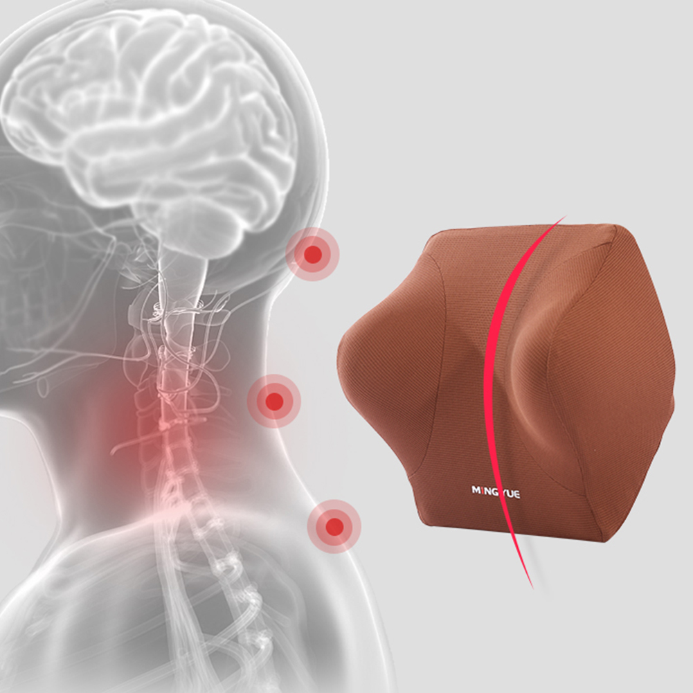 หมอนรองคอพนักพิงศีรษะสำหรับรถย - Memory Foam Car Neck Pillow Lumbar Support บทวิจารณ์และราคา
