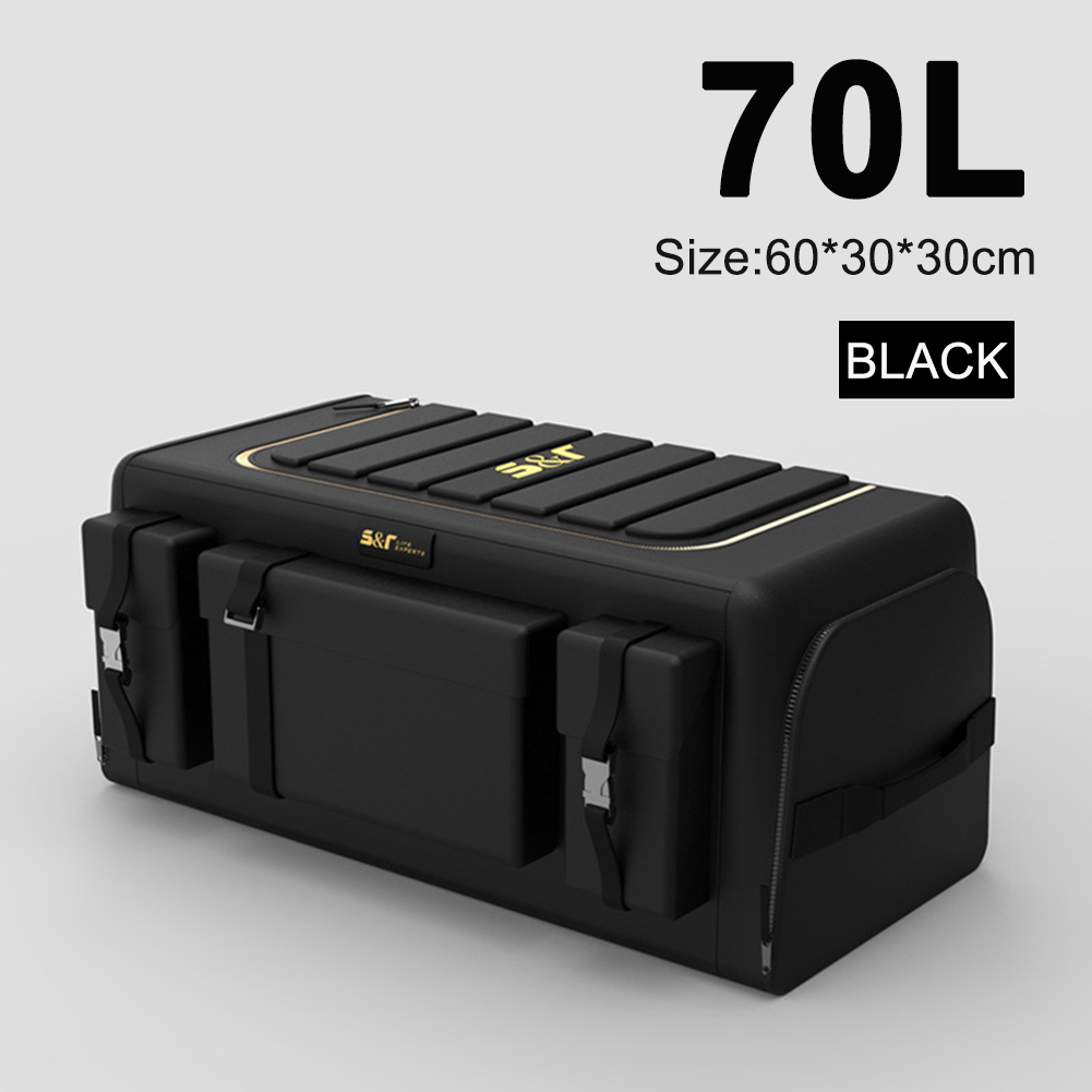 กล่องเก็บ70L อเนกประสงค์ทำจากผ - Car Trunk Organizer Foldable Storage Box บทวิจารณ์และราคา