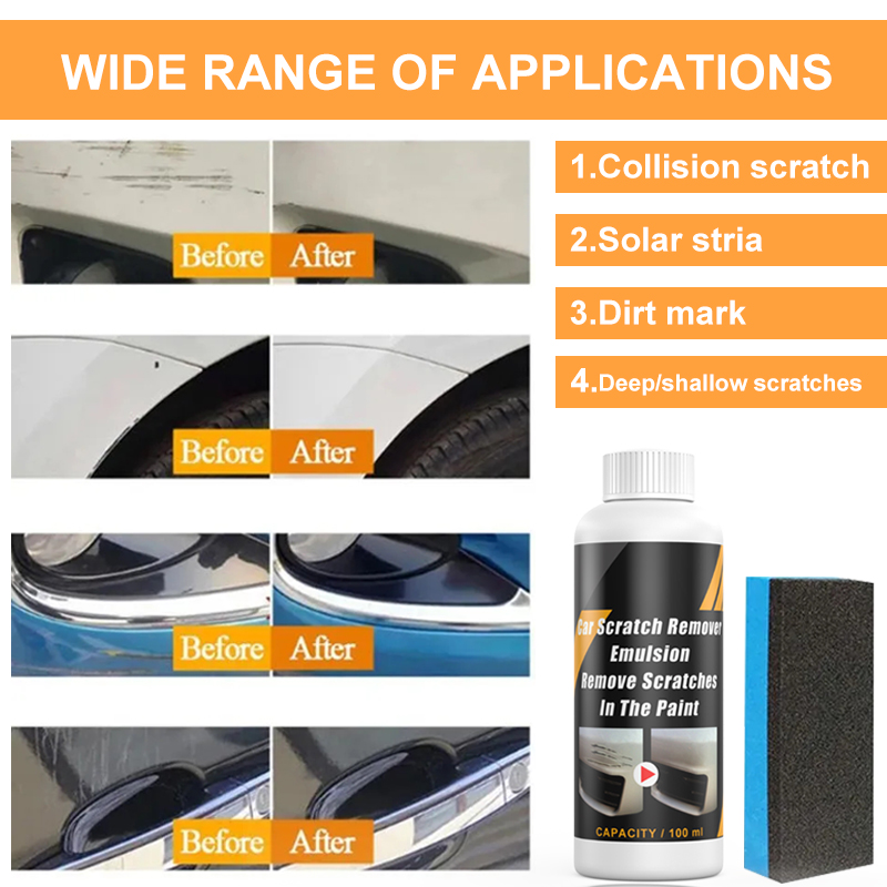 Car Scratch Remover Paint Care - Car Scratch Repair Polishing Wax Paste บทวิจารณ์และราคา