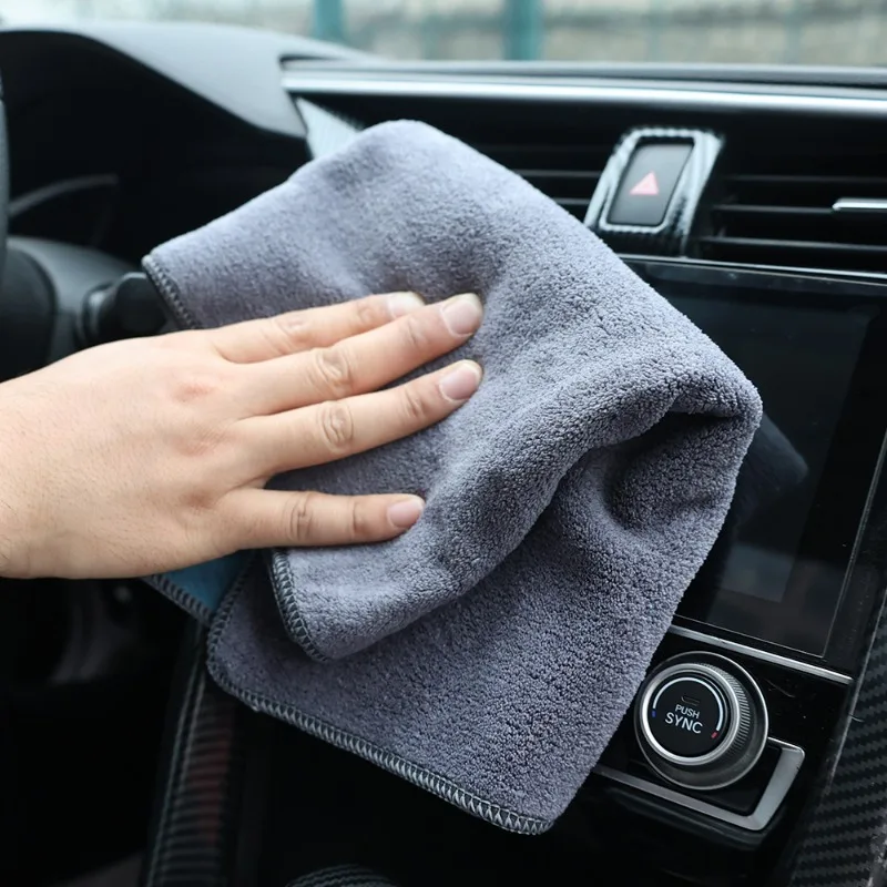 ผ้าไมโครไฟเบอร์สำหรับทำความสะอ - Microfiber Car Drying Towel Super Absorbent บทวิจารณ์และราคา