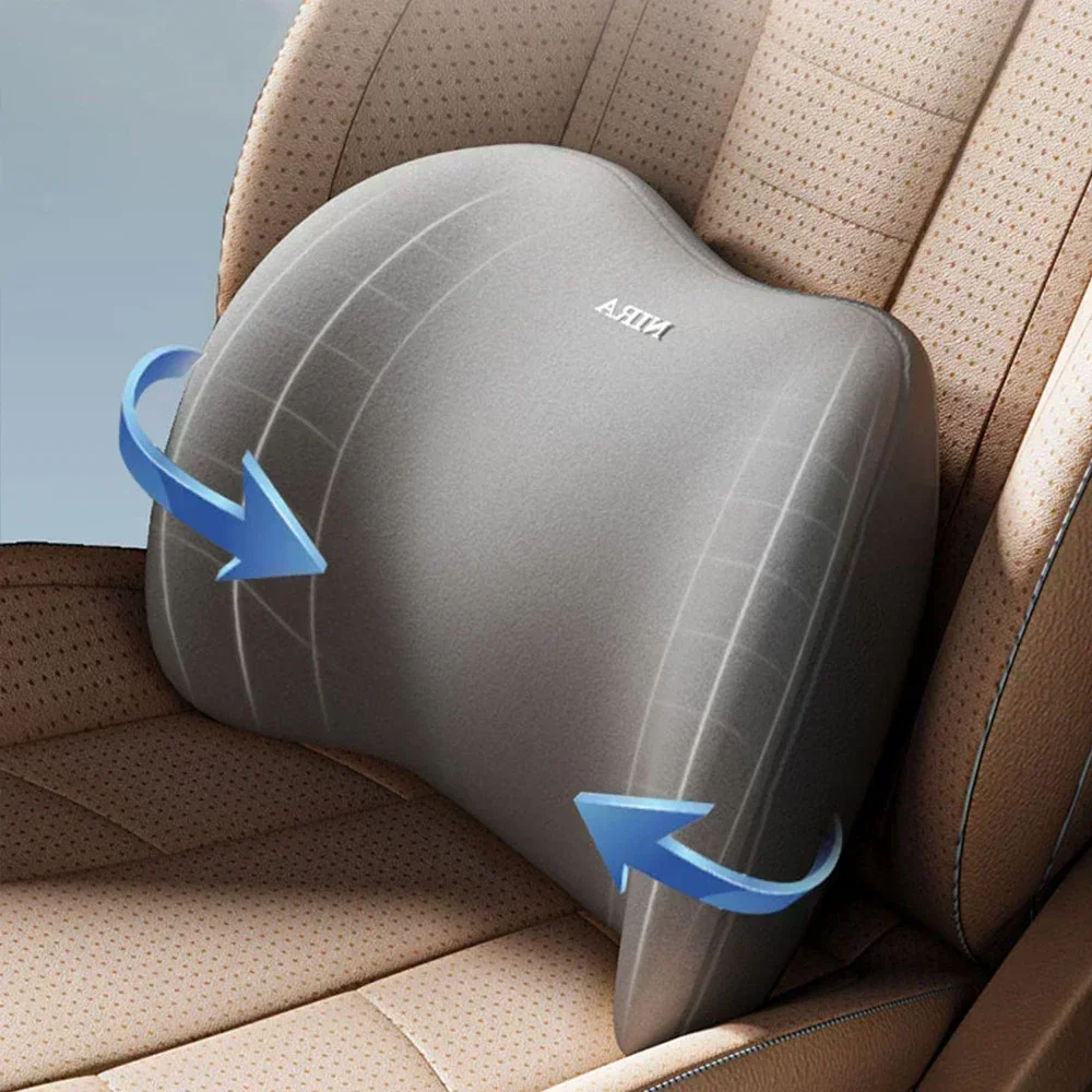 สำหรับความสะดวกสบายในการขับขี่ - Memory Foam Car Neck Pillow Lumbar Support บทวิจารณ์และราคา
