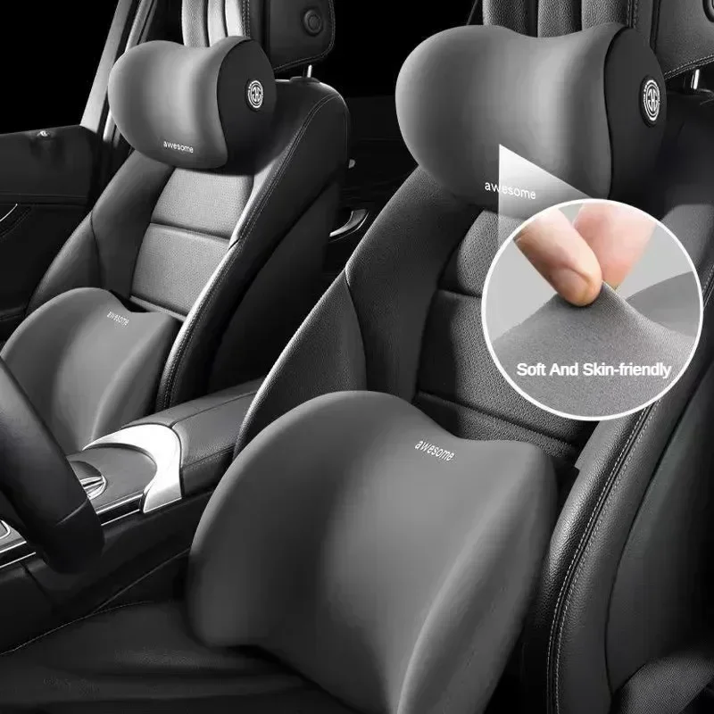สำหรับความสะดวกสบายในการขับขี่ - Memory Foam Car Neck Pillow Lumbar Support บทวิจารณ์และราคา